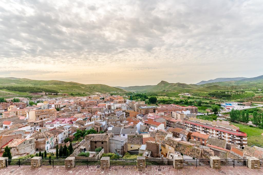Hospederia Palacio Papa Luna Illueca Buitenkant foto
